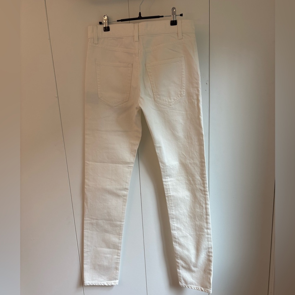Saint Laurent Ivory Denim Pants - Picture 2 of 4